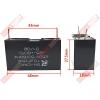 10UF250VAC AC啟動電容 AC運轉電容 2電子腳 10UF 250VAC -25~+60°C