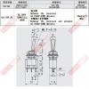 MS-500E-F 日本三山MIYAMA搖頭開關3P3段雙邊自返(ON)->OFF<-(ON)6A125VAC