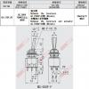 MS-500F-F 日本三山MIYAMA搖頭開關6P2段ON-ON 6A125VAC