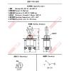 50192 中型搖頭開關3P2段ON-ON 20A125VAC/10A250VAC