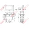 5199B 車用洛克開關6P2段 ON-ON 15A12VDC/10A24VDC