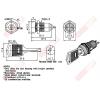 5055 2P鎖匙開關，開孔12mm OFF-ON 125VAC 1A