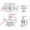 5069A 小型滑動開關8P3段 ON-ON-ON