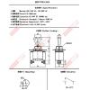 50191 中型搖頭開關2P2段ON-OFF 20A125VAC/10A250VAC