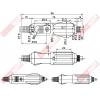 1086 汽車點煙插頭附LED