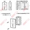 ST-B02 飛強ST帶燈號雙色開門按鈕 NO+NC 115(H)x70(W)mm LED︰12VDC