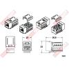 AK-608 50U 愛哥華 8P8C KEYSTONE JACK Cat.6 資訊插座 