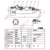 1385 麥克風連接器 RCA公頭轉3P佳能母座