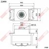 2144A RF連接器 電視插座 壁內天線座
