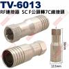 TV-6013 RF連接器 5C F公頭...