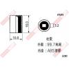 3280B 圓形鋁殼按鈕 10x16mm 黑色