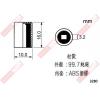 3280A 圓形鋁殼按鈕 10x16mm 銀色