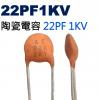 CCNP022PF1KV 陶瓷電容 22PF 1KV