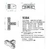 9384 T型電源快速接線端子 適用電線:28-12AWG/0.5~4.0mm²