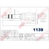 1139 影音轉接頭 6.3立體音公頭轉3.5立體音母座