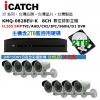 日夜全彩白光監視器套裝 可取 KMQ-0828EU-K +2TB+688VH 鏡頭3.6mm含變壓器 X8