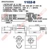 1102-8 迷你DIN端子插頭 8P (1102-8公頭、2006-8母座)