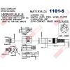 1101-5 DIN插頭5P 1A100VAC (1101-5公頭、2002-5延長母座、2003-5方型母座、2004-5圓形母座)