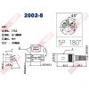 2002-5 DIN延長座5P (1101-5公頭、2002-5延長母座、2003-5方型母座、2004-5圓形母座)