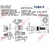 1101-7 DIN插頭7P 1A100VAC (1101-7公頭、2002-7延長母座、2004-7圓形母座)